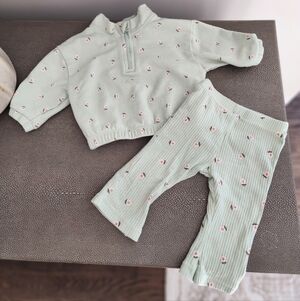 Cat and Jack Half Zip Set